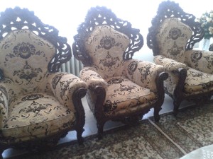 Doğtaş Nova Üçlü 2 kişilik ikinci el yatmalı çekyat kanepe 9 Satılık el oyması komple salon takımı