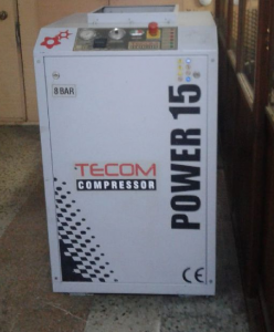 El dokuma halı 20 2.el tecom power 15 vidalı kompresör