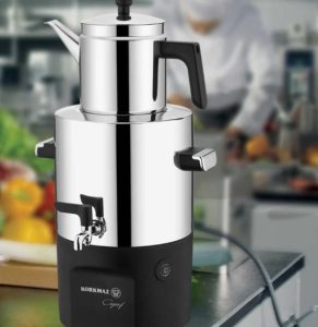 Spot Korkmaz Marka Inox Parlak Semaver