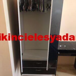 ikinci el 3'lü komidin şifonyer niyetine olabilir 5 iki kapılı ucuz elbise dolabı ikea hensvik dolap
