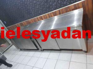 dik kapılı soğuk depo 19 Çıkma Krom Eviye Paslanmaz Tezgah